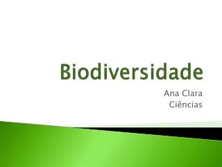 biodiversidade