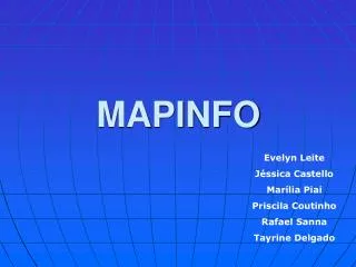 mapinfo
