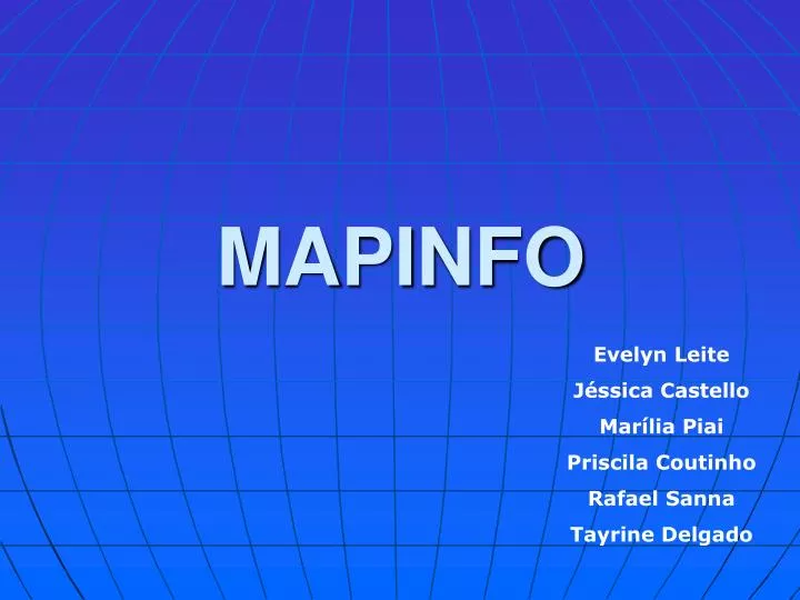 mapinfo