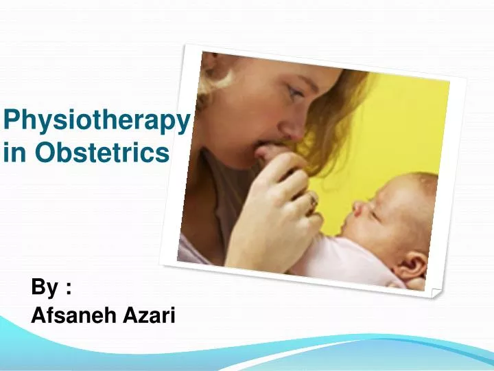 physiotherapy in obstetrics