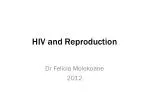 HIV and Reproduction - slide 1
