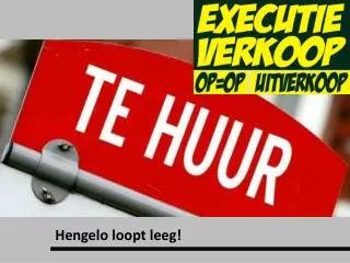 hengelo loopt leeg