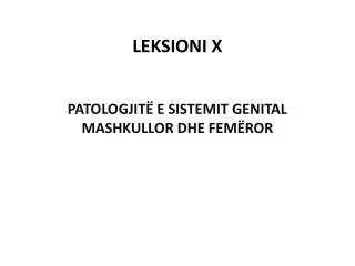 leksioni x