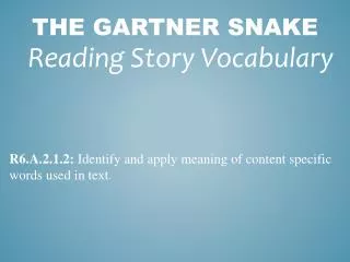 The Gartner Snake