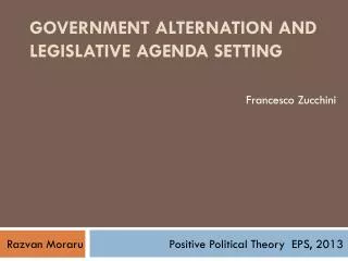 Government alternation and legislative agenda setting