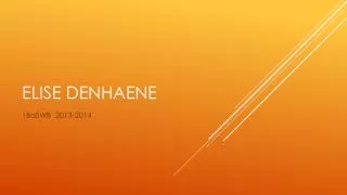 elise denhaene