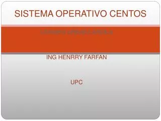 sistema operativo centos