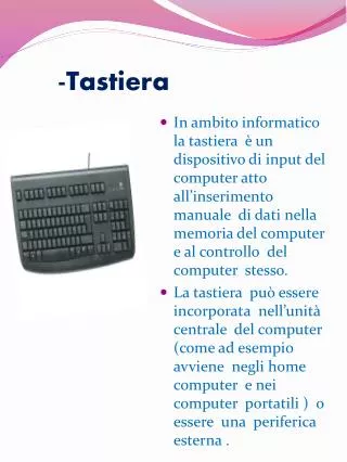 tastiera