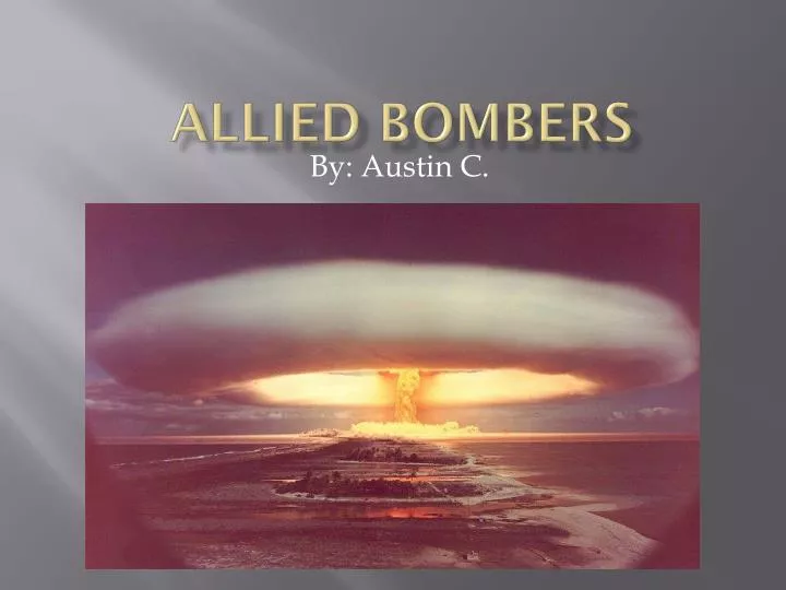 allied bombers