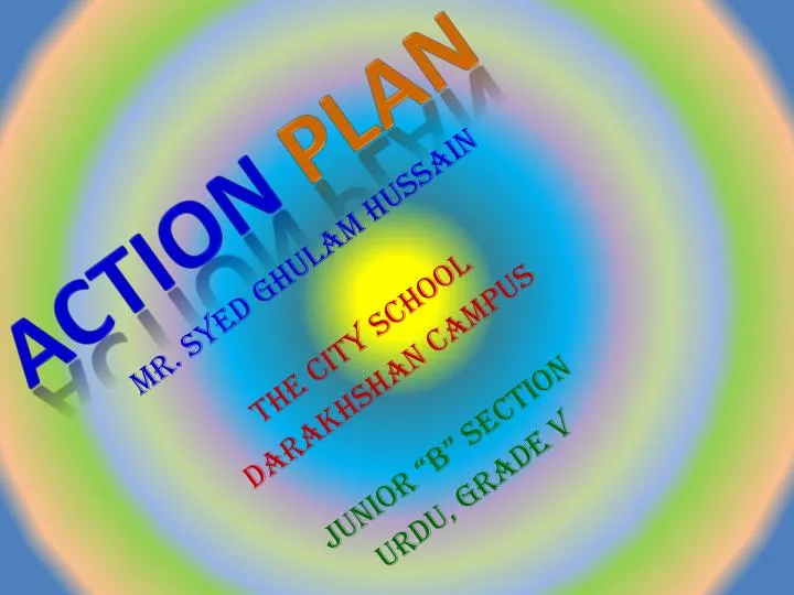 action plan