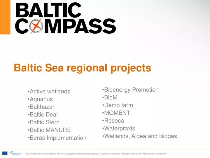 baltic sea regional projects