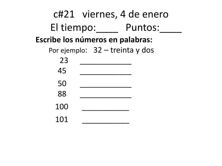 c 21 viernes 4 de enero el tiempo puntos