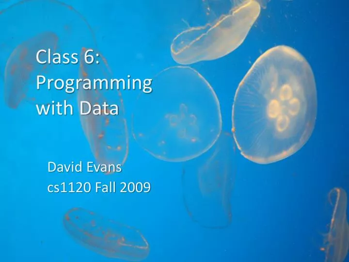 class 6 programming with data