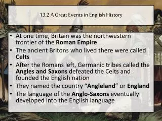 13.2 A Great Events in English History