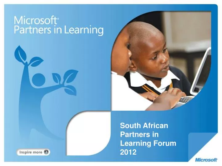 south african partners in learning forum 2012