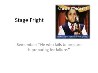 Stage Fright