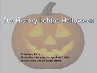 The History behind Halloween