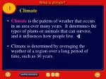 Climate - slide 1