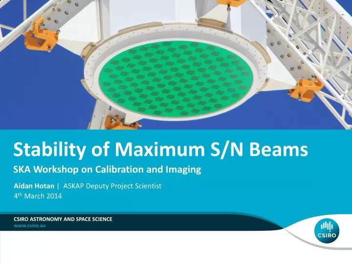 stability of maximum s n beams