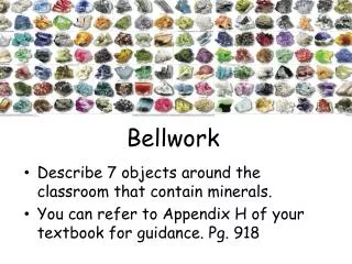 Bellwork