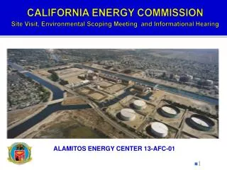 CALIFORNIA ENERGY COMMISSION Site Visit, Environmental Scoping Meeting and Informational Hearing