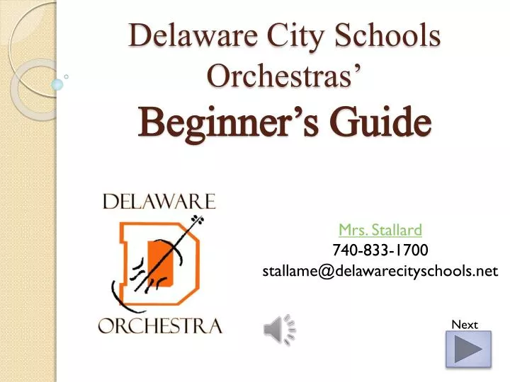 delaware city schools orchestras beginner s guide