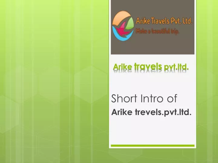 arike travels pvt ltd