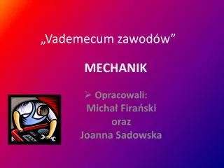 vademecum zawod w