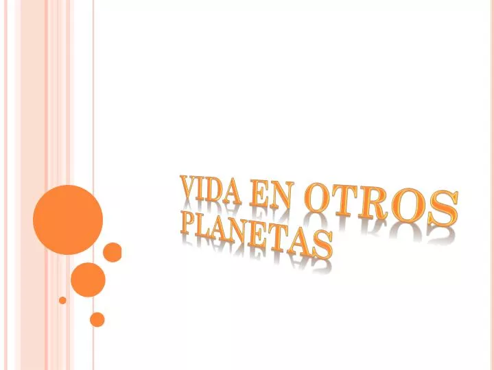 vida en otros planetas