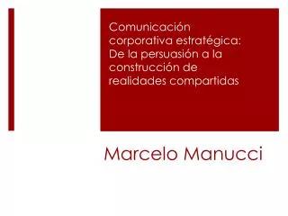 marcelo manucci