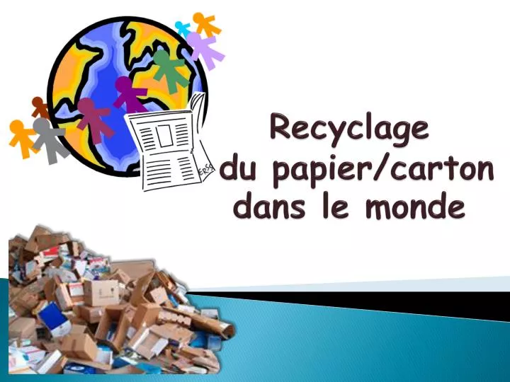 recyclage du papier carton dans le monde