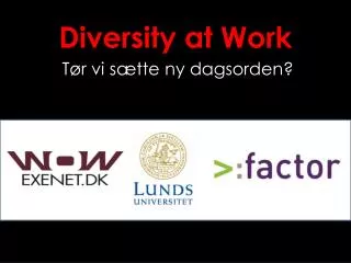 diversity at work