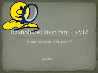 raznolikost ivih bitij kviz