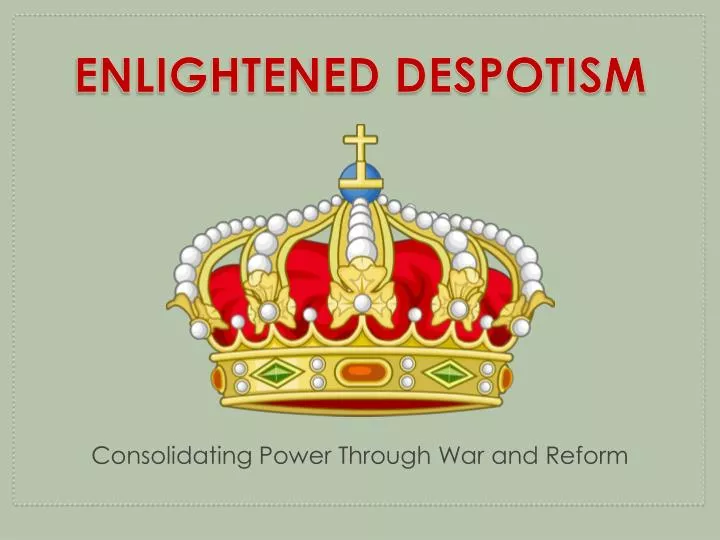 enlightened despotism