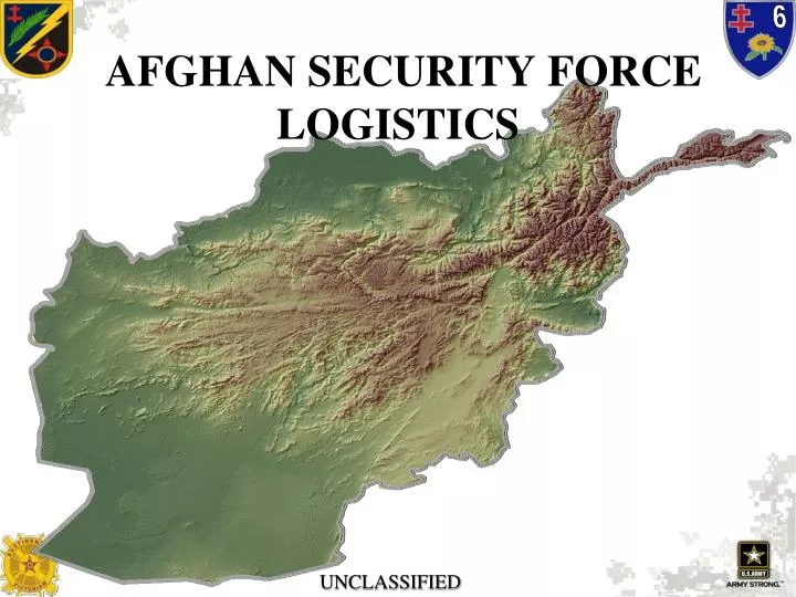 afghan security force logistics
