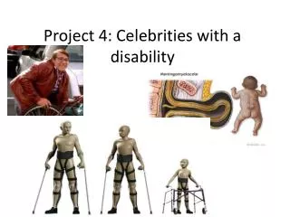 Project 4: Celebrities with a disability