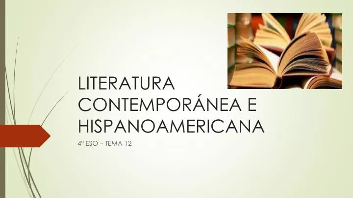 literatura contempor nea e hispanoamericana