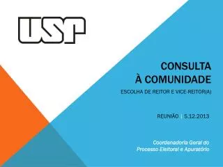 Consulta à Comunidade