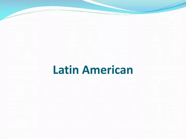 latin american