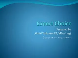 Expert Choice