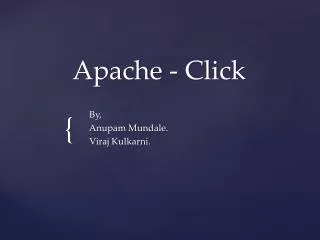 Apache - Click