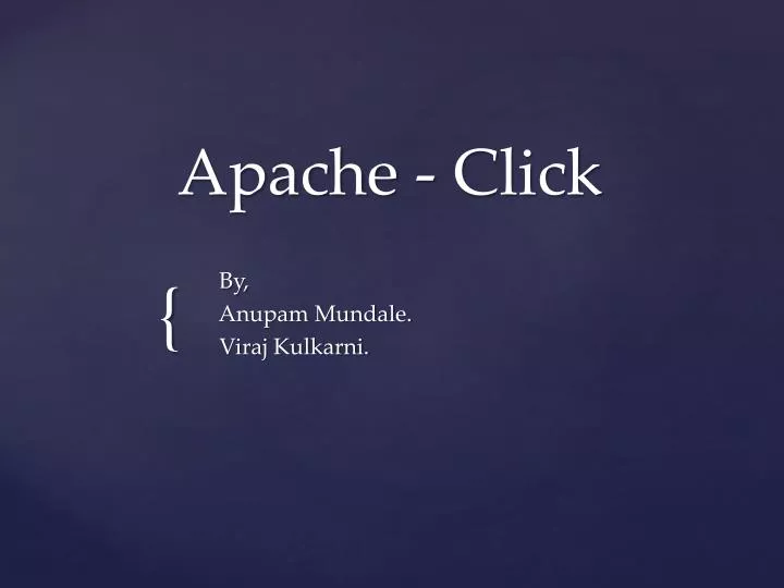 apache click