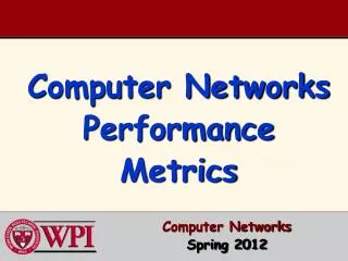 Computer Networks Performance Metrics