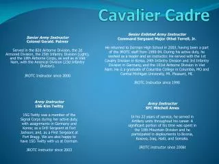 Cavalier Cadre