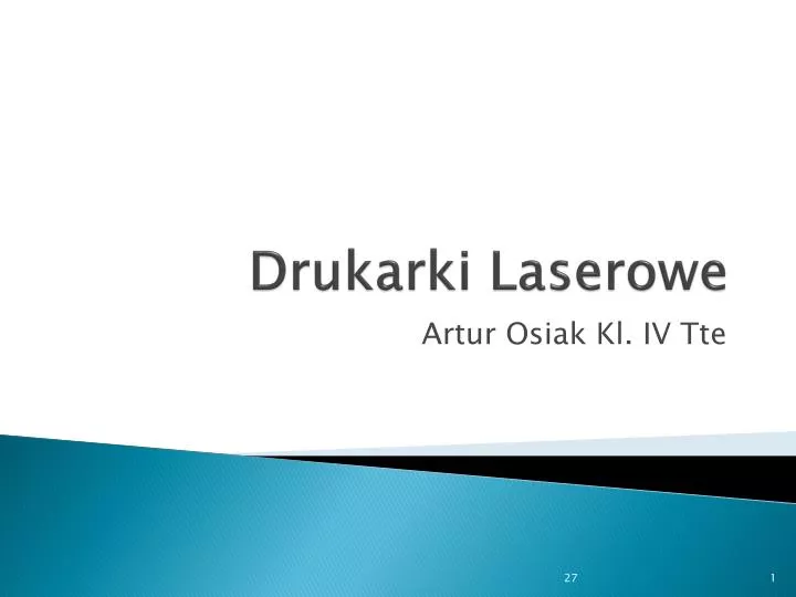 drukarki laserowe