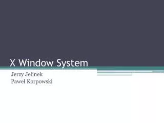 x window system