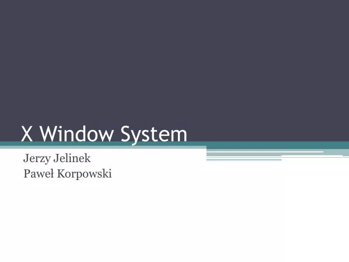 x window system