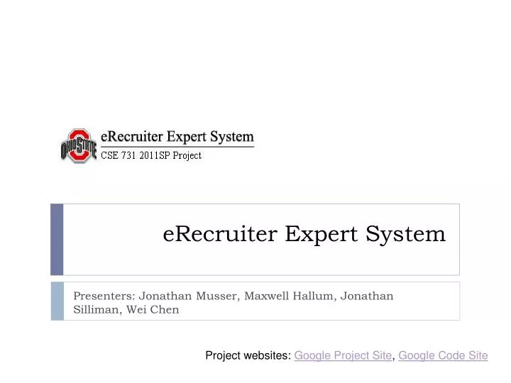 erecruiter expert system