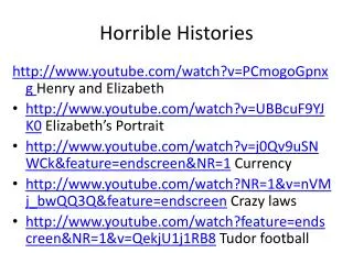 Horrible Histories