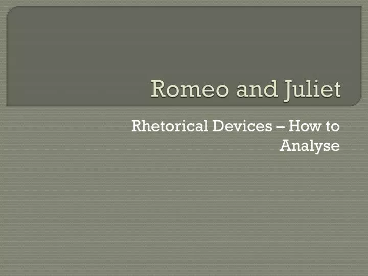 romeo and juliet